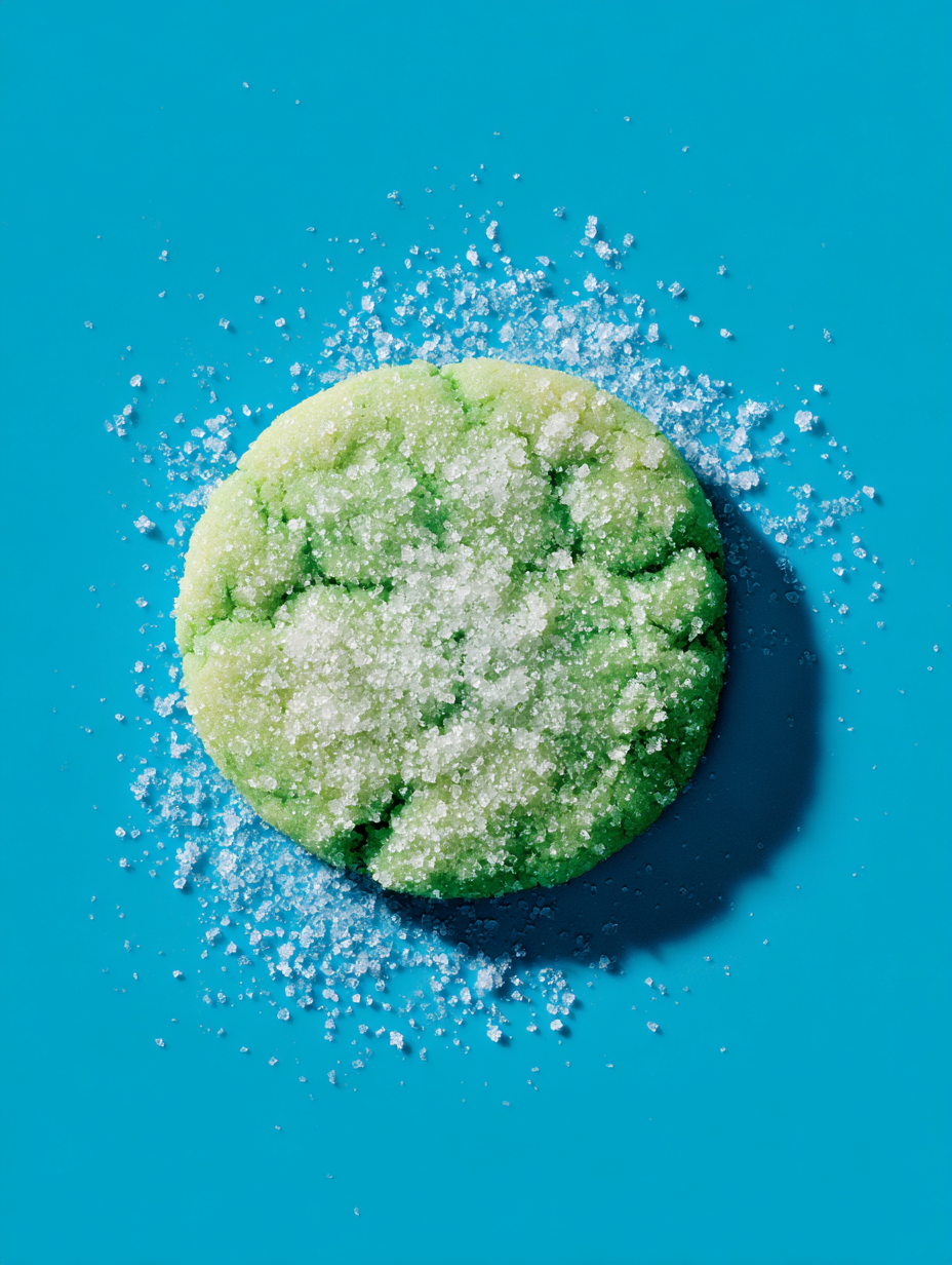 Soft Pandan Vanilla Sugar Cookies