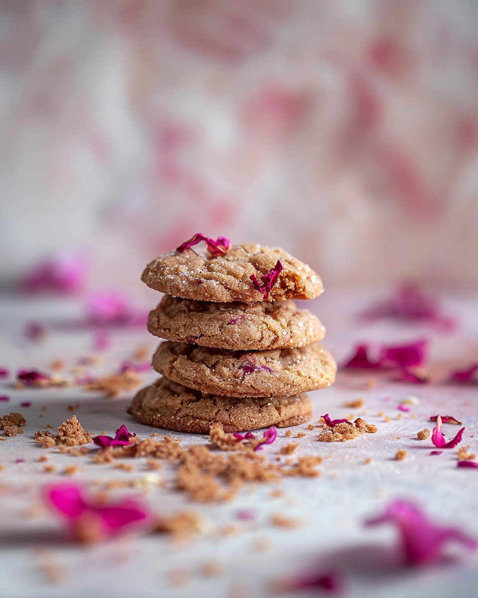 🌺 Hibiscus Gingersnaps with Warm Ginger Spice