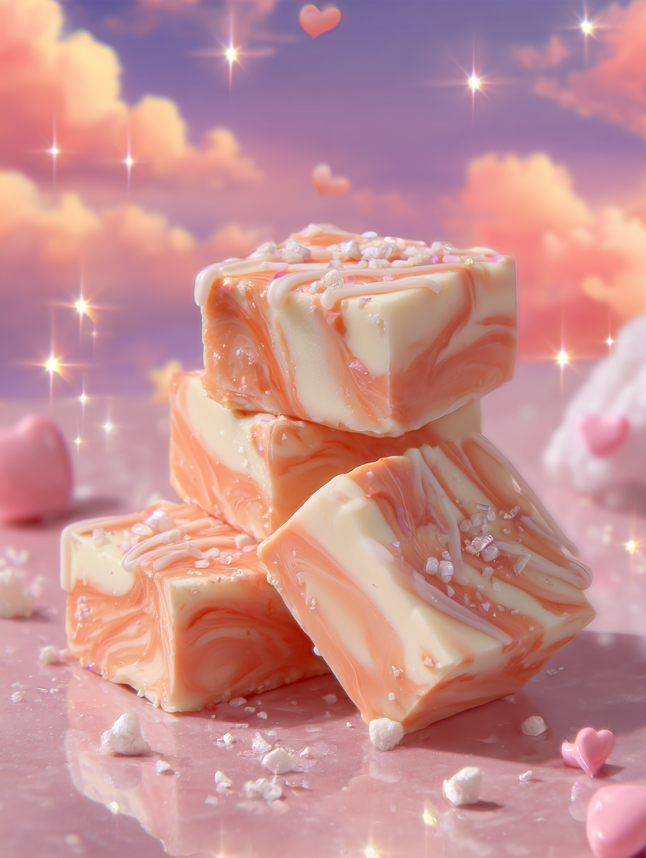 Papaya Vanilla Bean Cloud Fudge