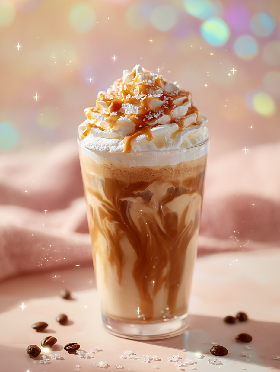 ☕🍨 Creamy Salted Caramel Espresso Shake