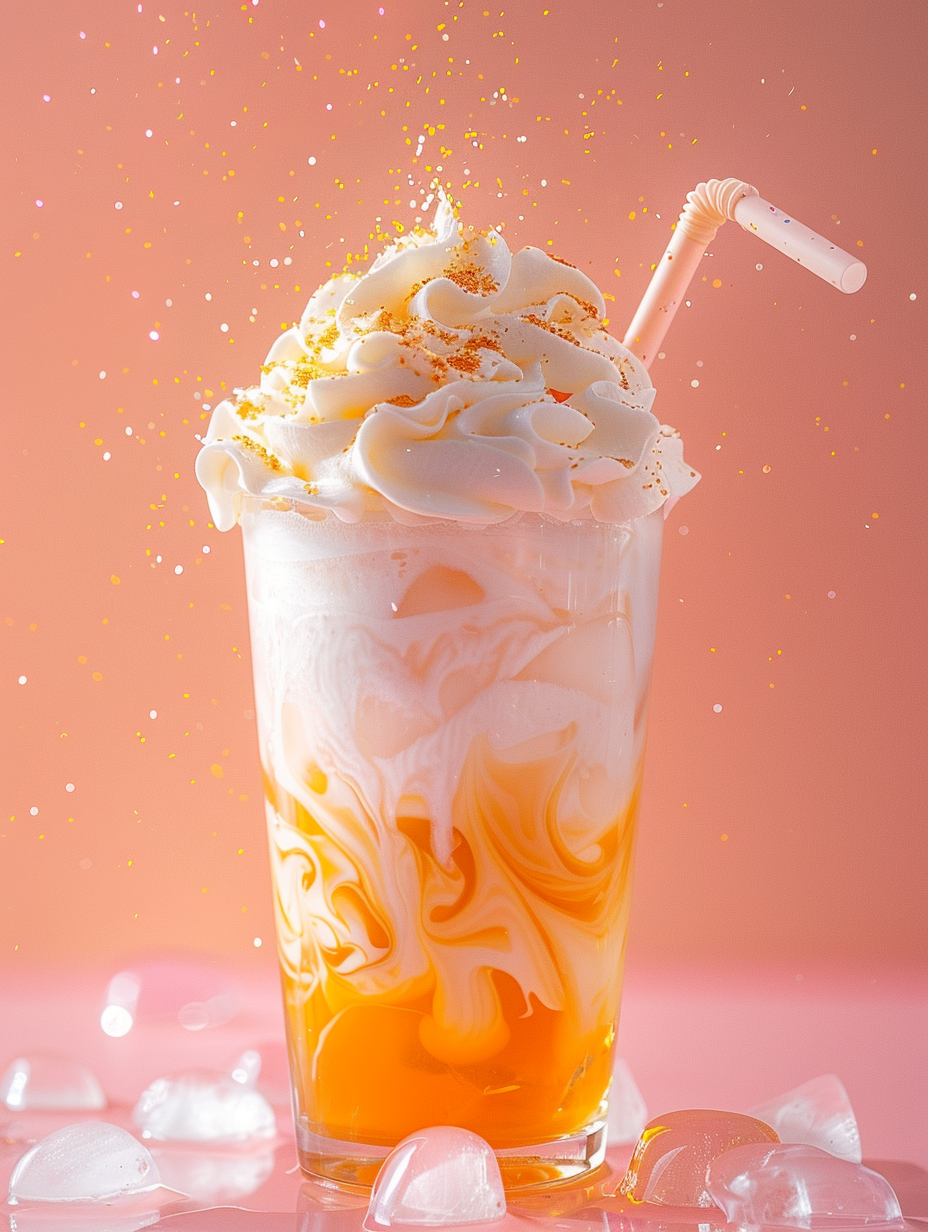 Sparkling Thai Tea Cream Soda