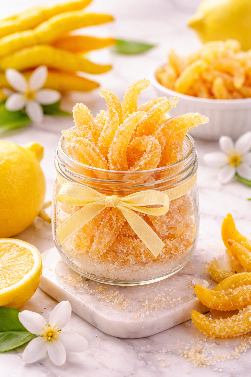 Candied Buddha’s Hand (A Floral Citrus Candy You’ll Fall in Love With)