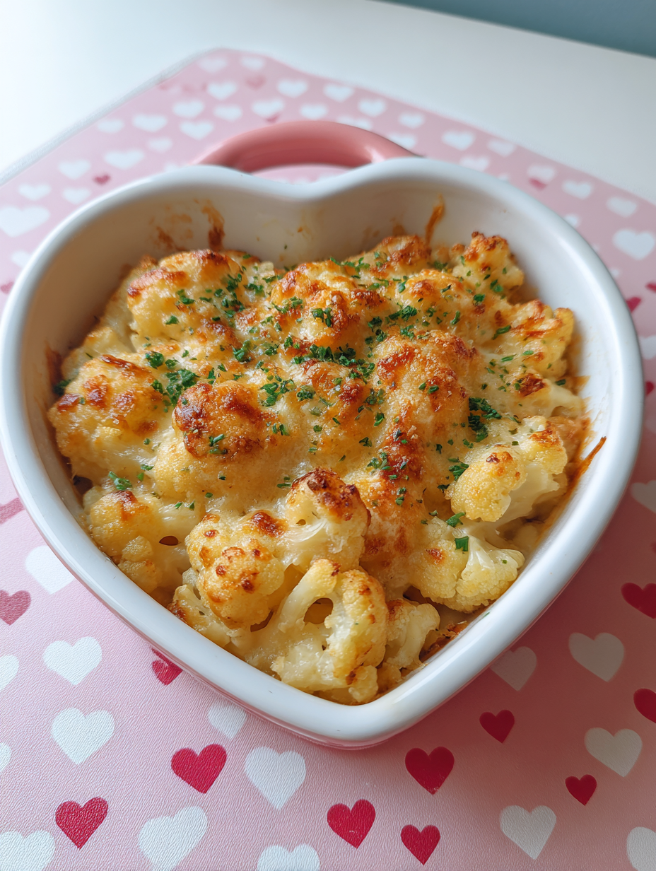 Creamy Cauliflower “Mac” & Cheese Bake (No Pasta Needed)