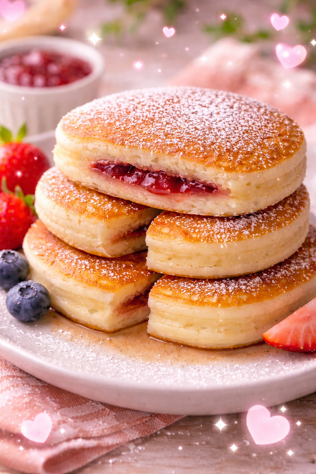 🥞 Mochi Jam-Filled Pancakes