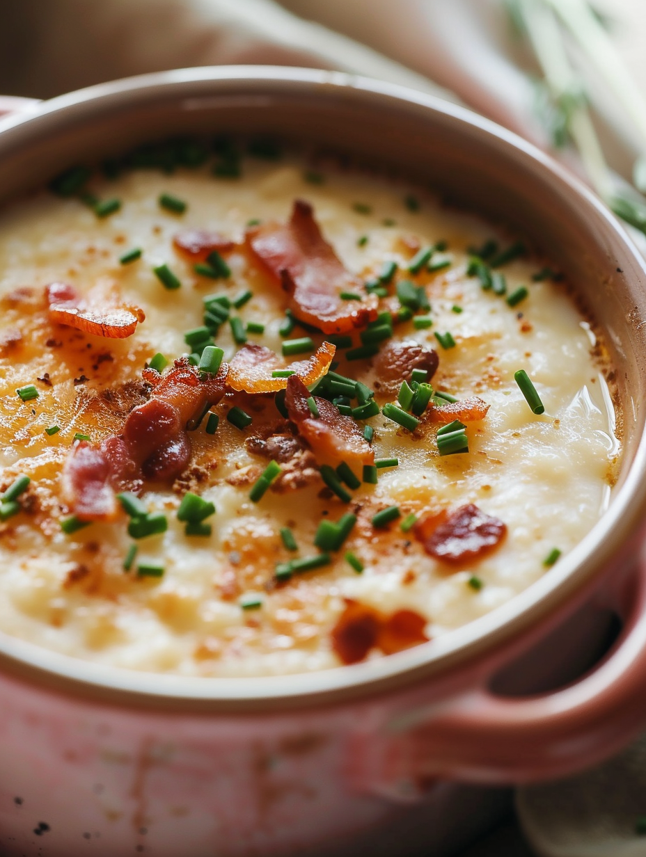 Smoky Gouda Bacon Grits Bowl