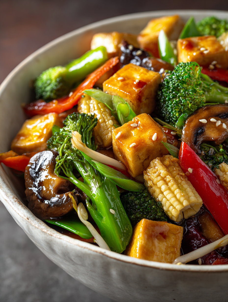 Easy Buddha’s Delight Recipe (Lo Han Jai) – Vegetarian Chinese Stir Fry with Tofu