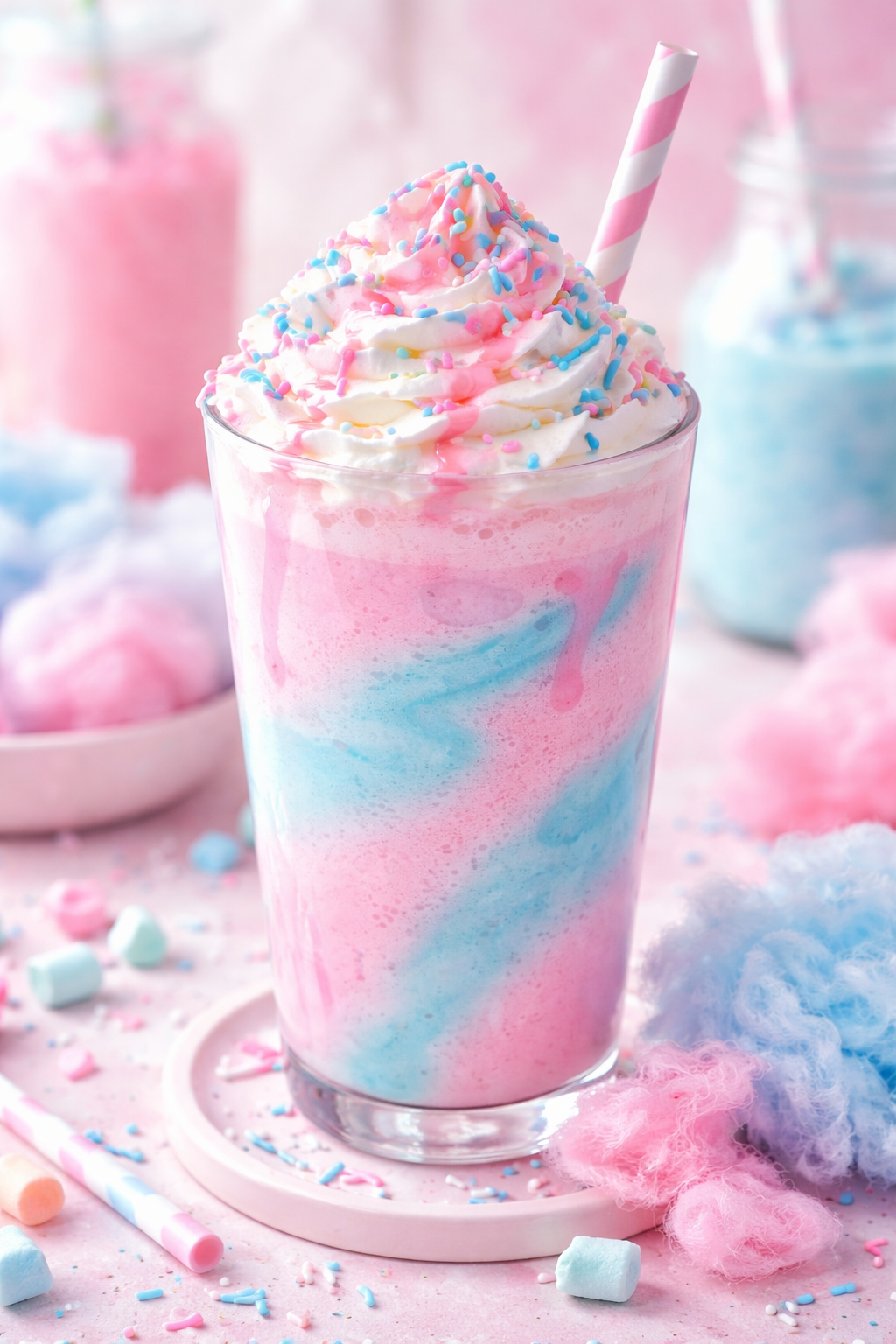 Cotton Candy Frappuccino (Cafe-Style, Homemade)