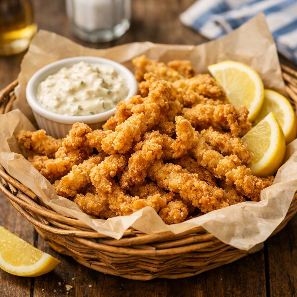 Easy Homemade Fried Clam Strips for the Perfect Seafood Basket