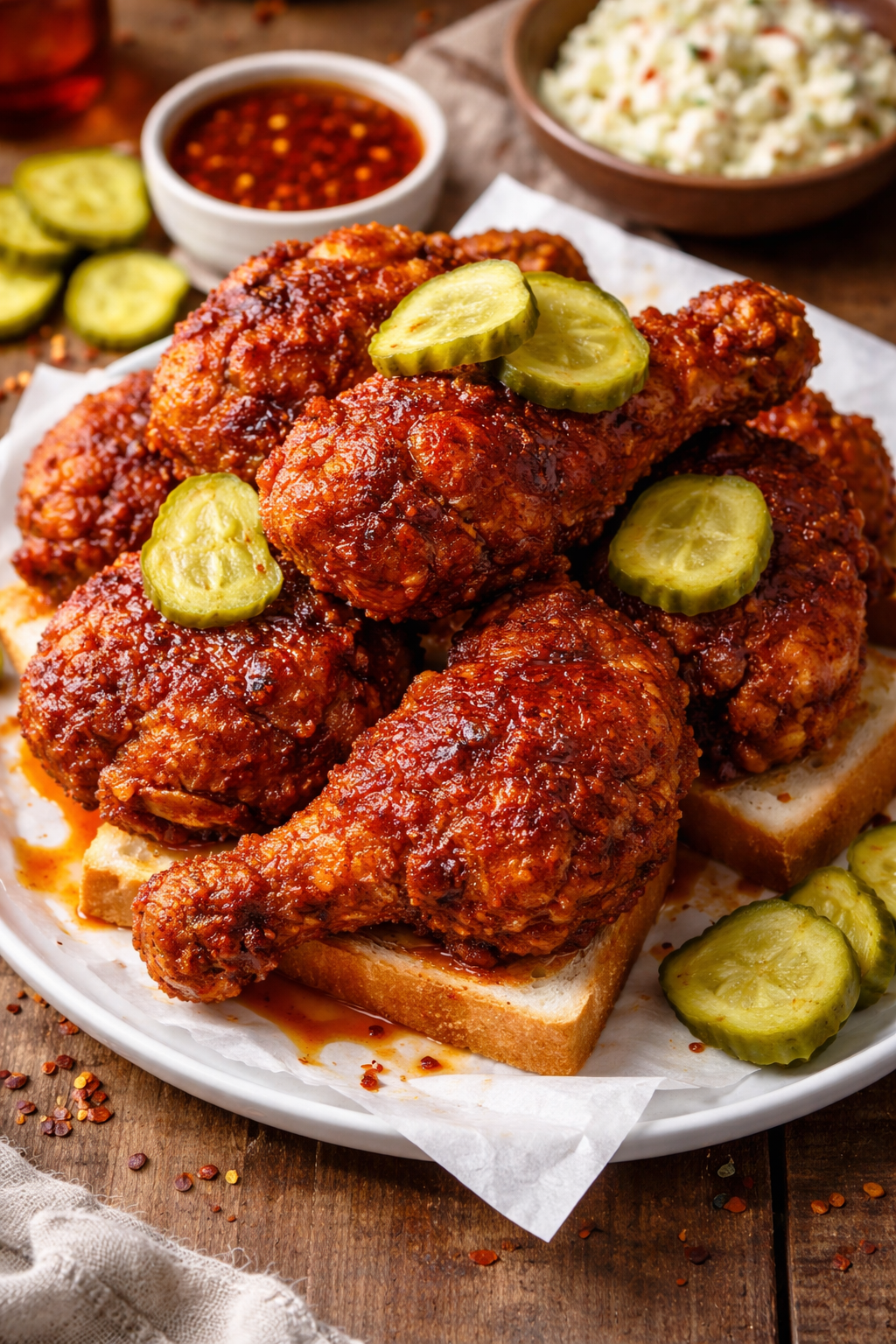 Fiery Nashville Hot Fried Chicken With a Crunchy Southern Kick