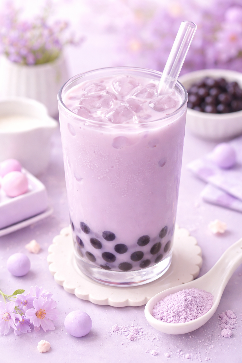 Homemade Taro Milk Tea (Creamy & Café-Style)