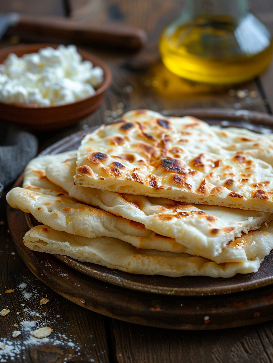 Easy Cottage Cheese Flatbread Recipe (Soft, High-Protein Skillet Bread)