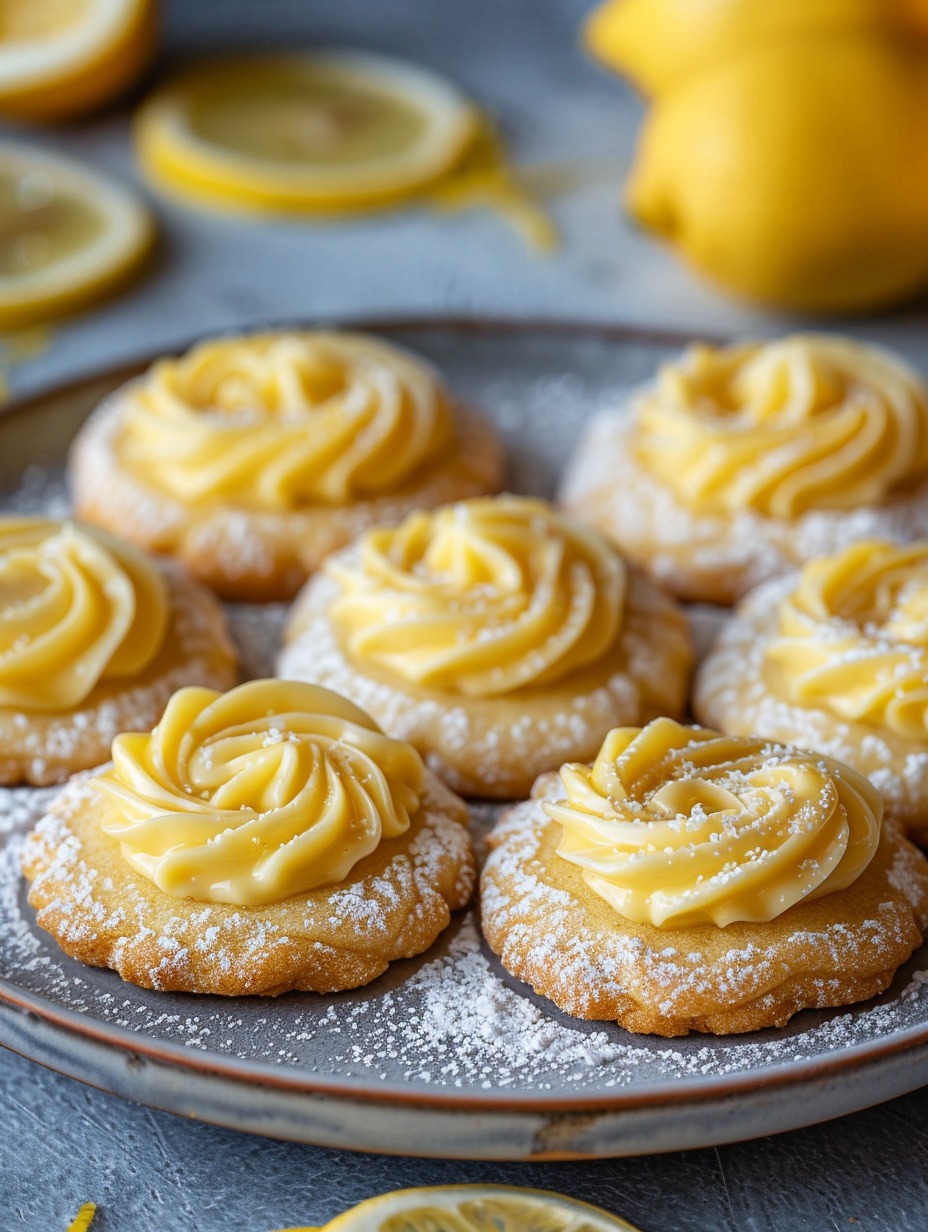 Crumbl Lemon Bar Cookies (Copycat Recipe with Lemon Curd Topping)