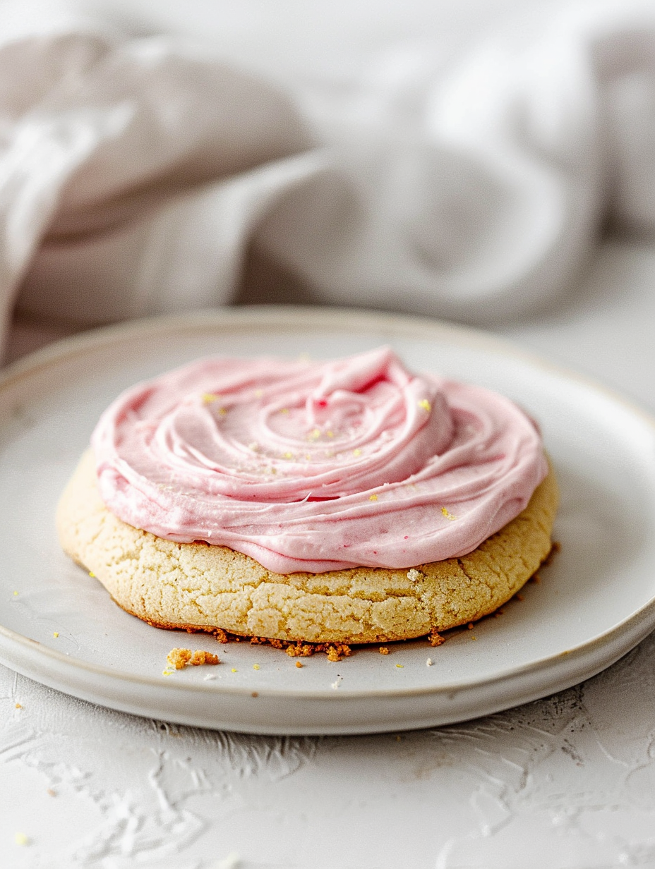 🍋 Crumbl Raspberry Lemonade Cookies (Soft & Frosted Copycat Recipe)