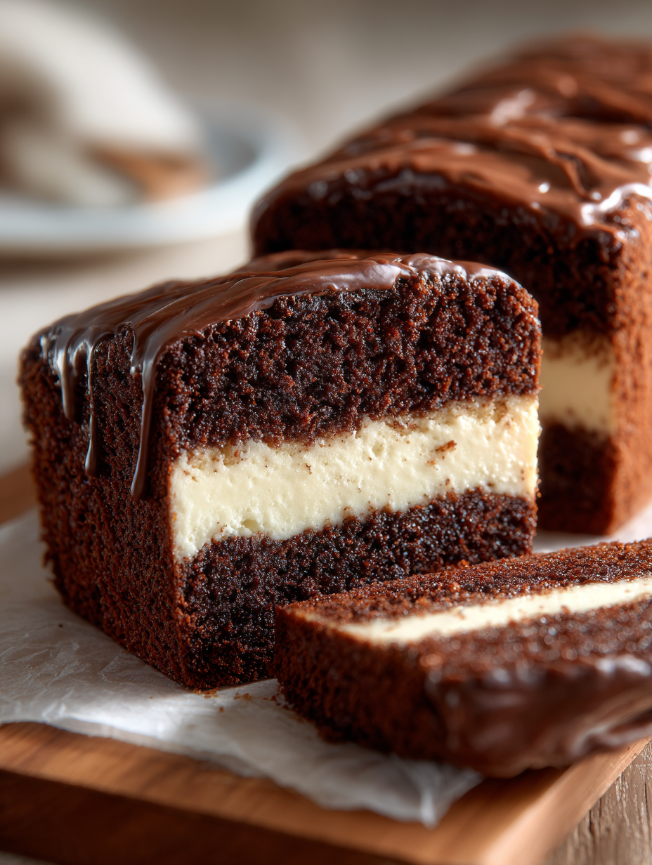 Espresso Mocha Pound Cake with Cream Cheese Filling