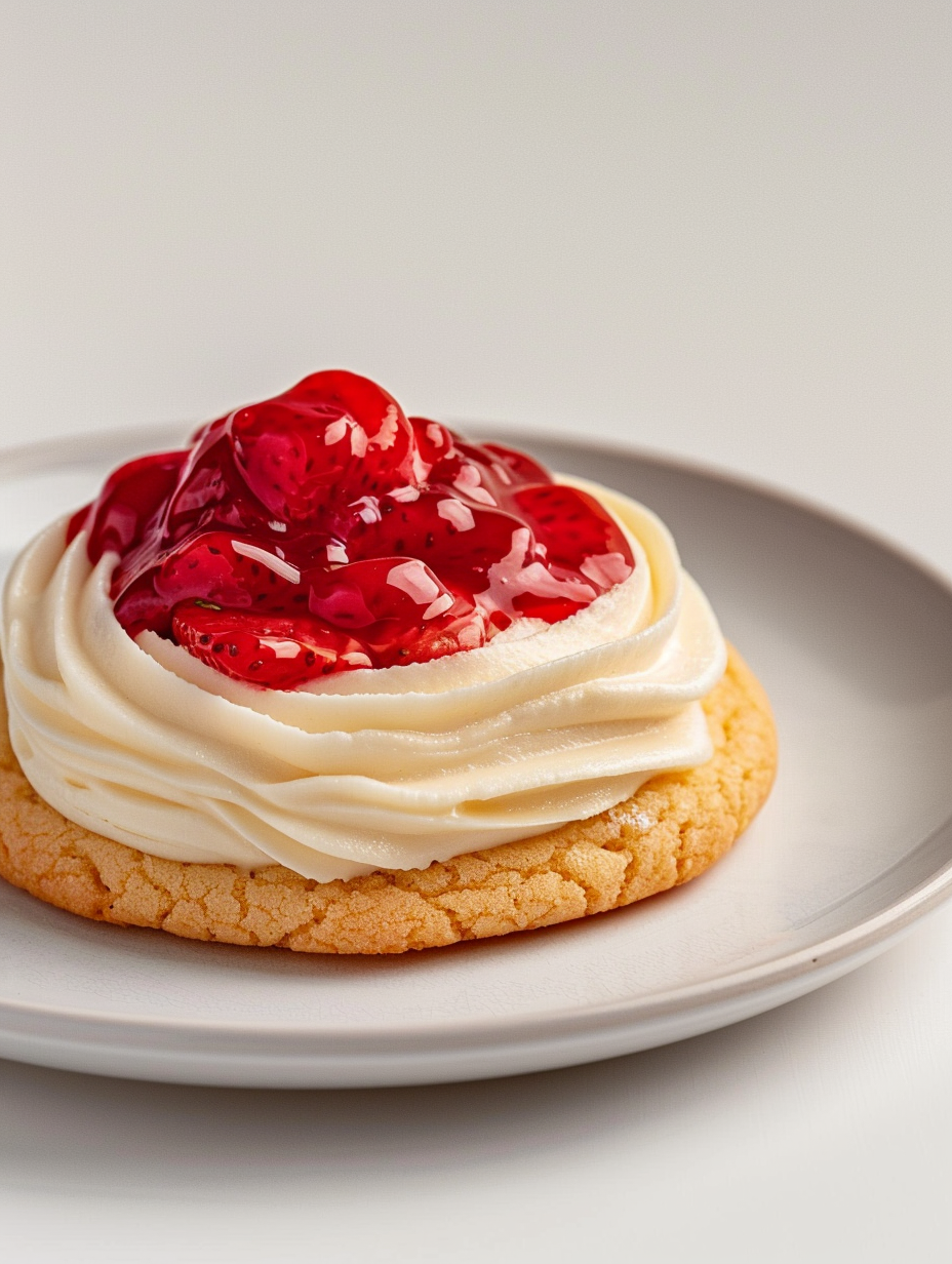 🍓 Crumbl Strawberry Cheesecake Cookies (Better Than the Original)