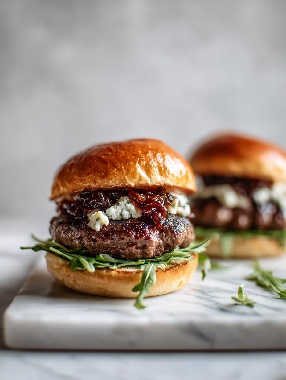 🥓 Bacon Jam Blue Cheese Burger (Ultimate Gourmet Burger Recipe)