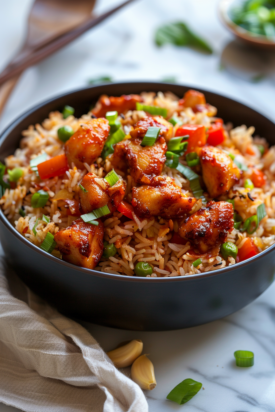 🍗 Fiery Chicken 65 Fried Rice (Better Than Takeout)