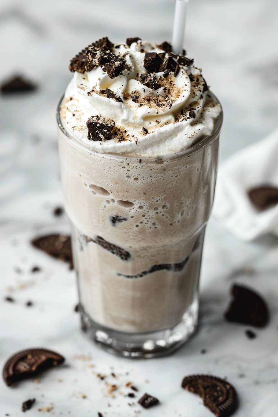 Cookies and Cream Milkshake Recipe (Thick & Creamy Oreo Milkshake)