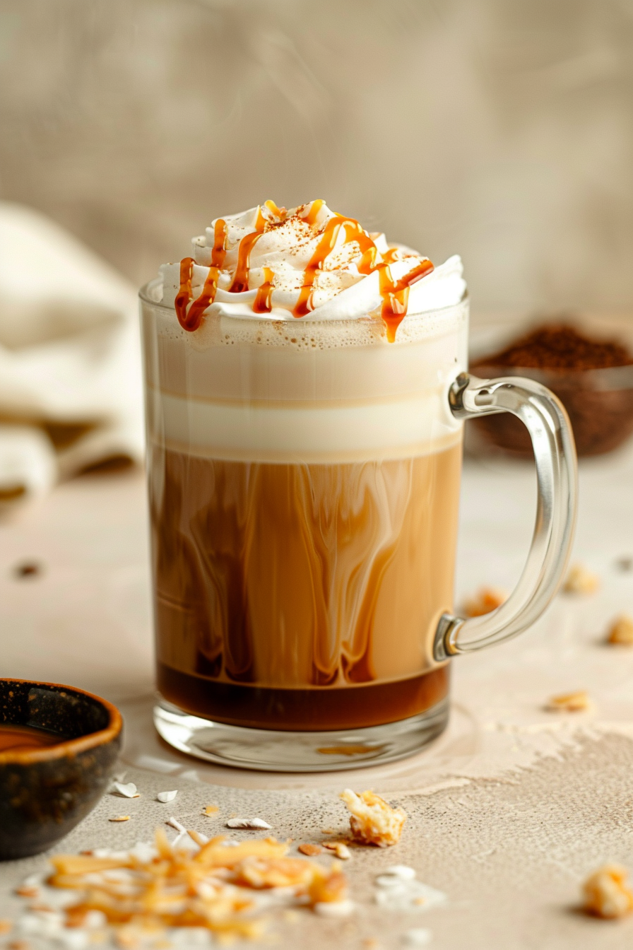 Hojicha Caramel Latte