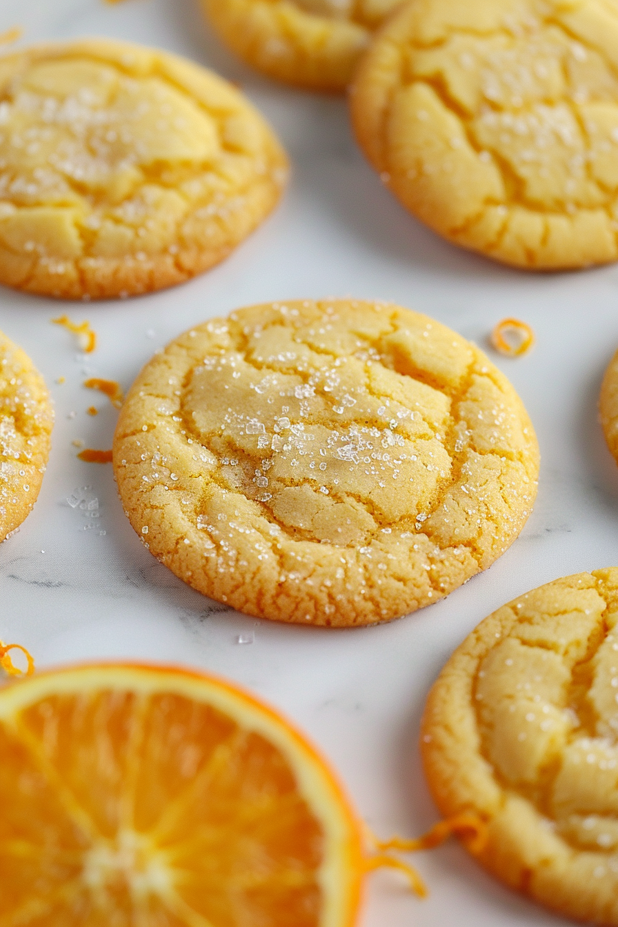 Soft Orange Sugar Cookies (Bakery-Style Citrus Cookies)