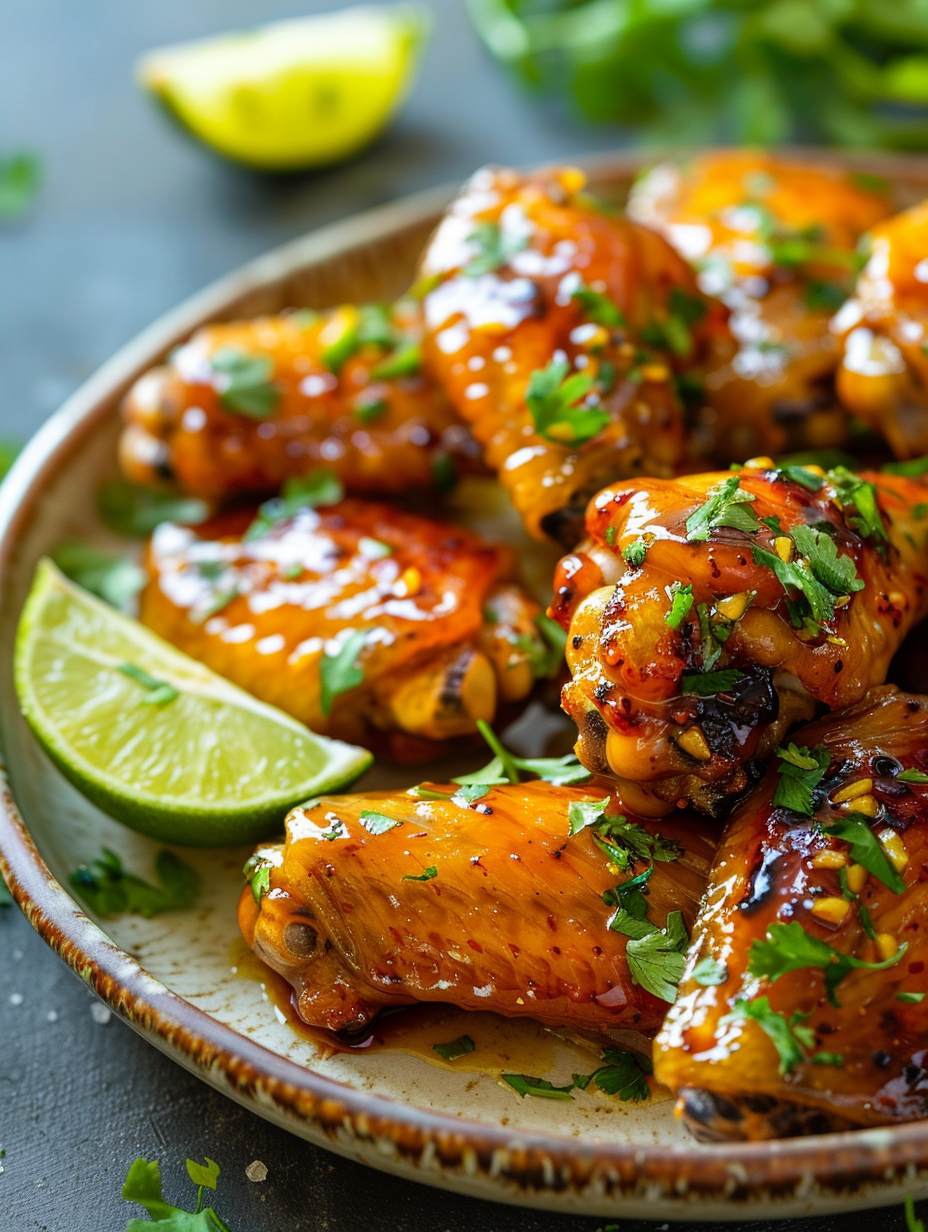 Passionfruit Glazed Chicken Wings (Sticky Sweet-Tangy Tropical Wings)