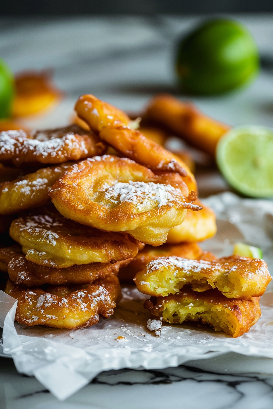 🍌 Crispy Plantain Fritters (Easy Caribbean-Style Recipe)