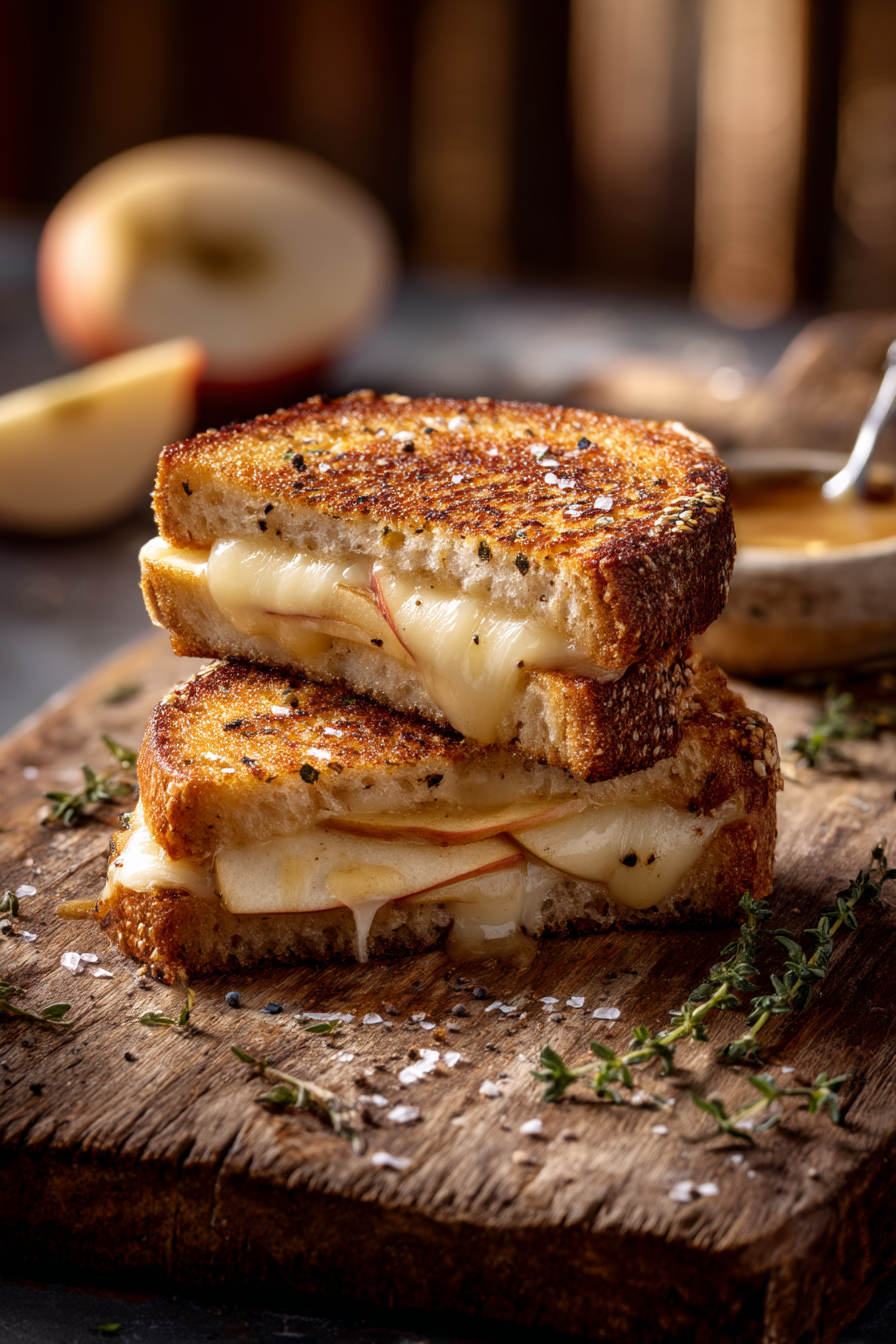 Apple Butter Havarti Grilled Cheese