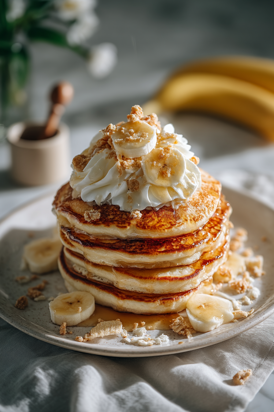 Banana Pudding Pancakes Recipe (Fluffy Southern Brunch Favorite)