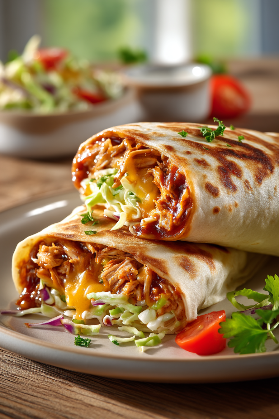 BBQ Chicken Wrap Recipe