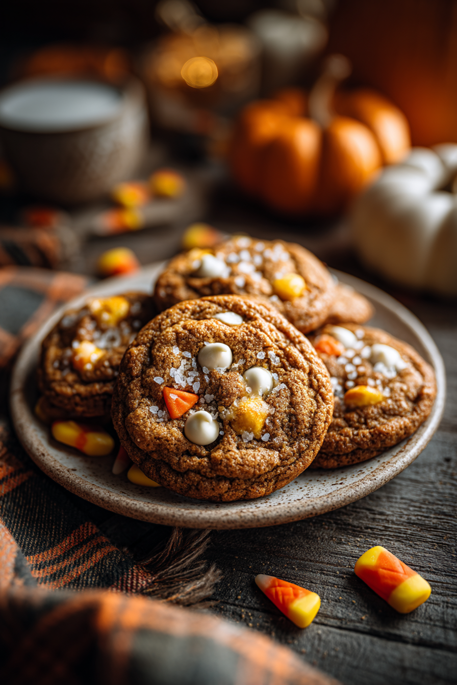 Brown Butter Candy Corn Cookies