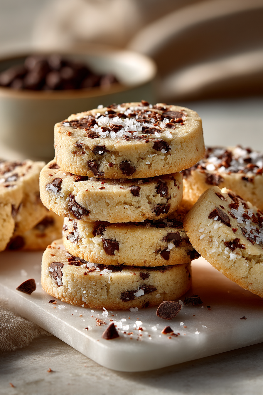 🍪 Chocolate Chip Shortbread Cookies