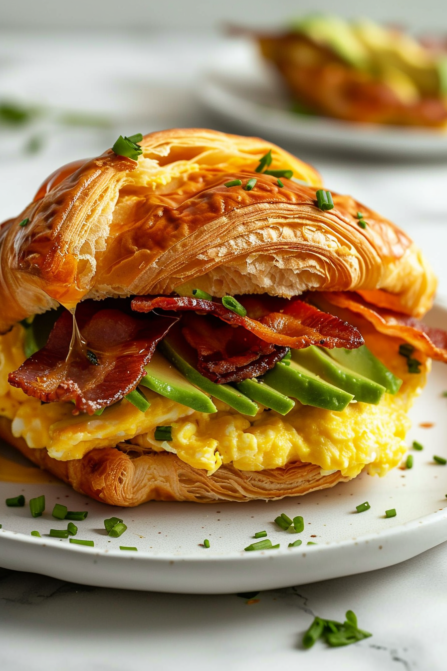 Croissant Breakfast Sandwich (Flaky, Buttery, and Better Than Café Style)