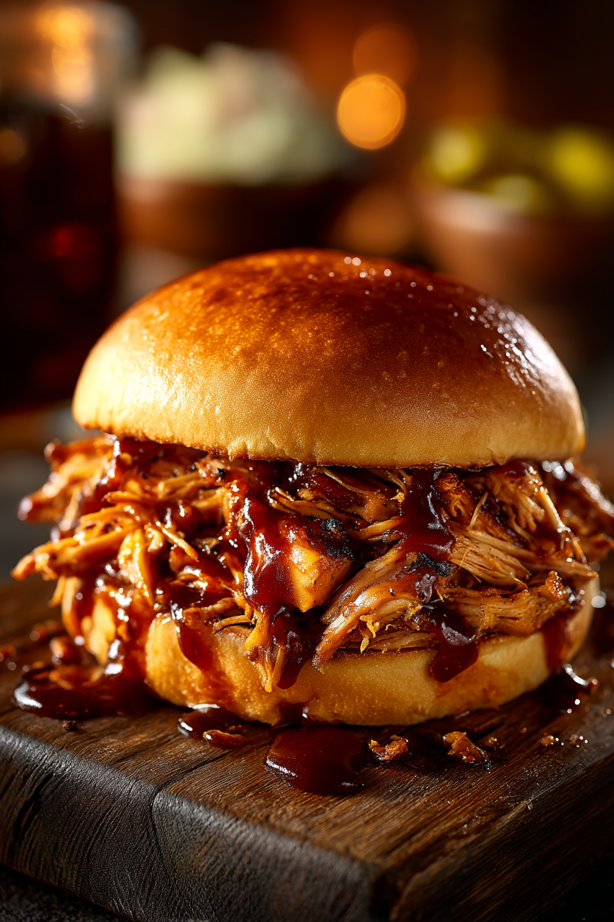 Dr Pepper Pulled BBQ Chicken