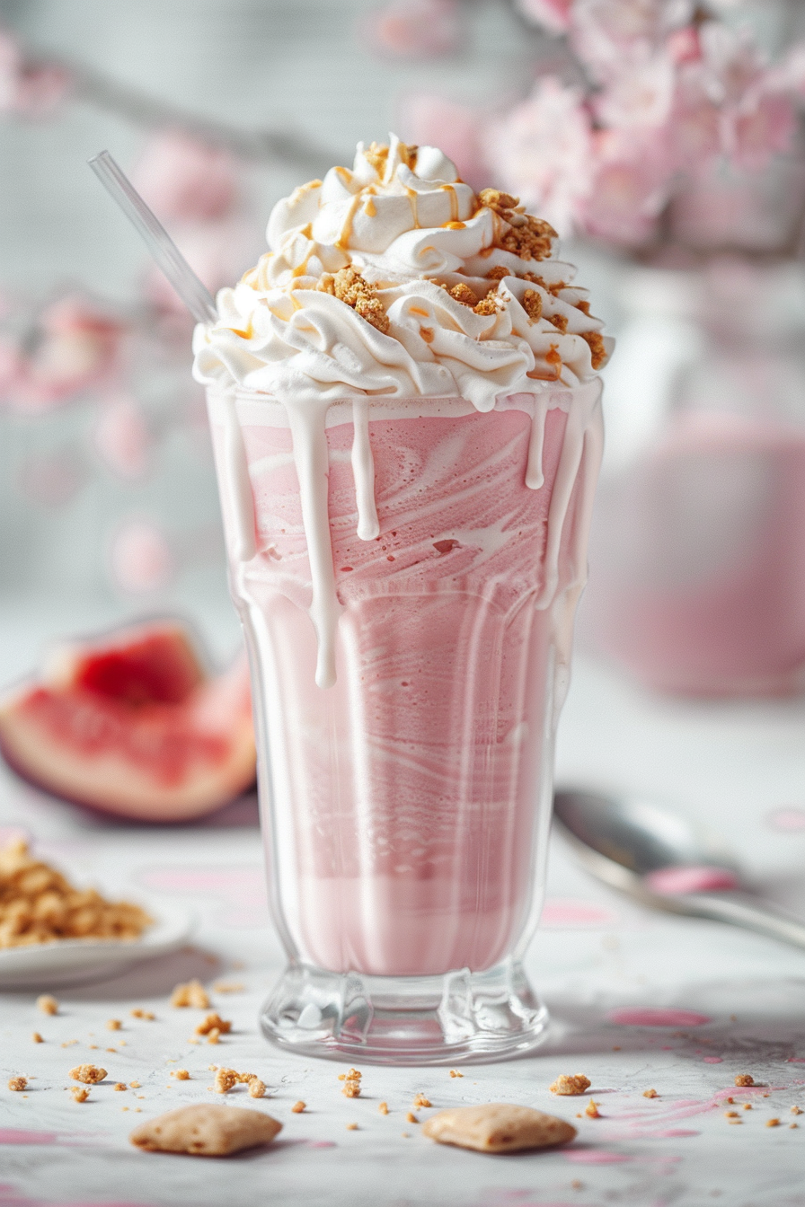 🍹 Guava Cream Milkshake (Thick, Creamy Tropical Shake in 5 Minutes)