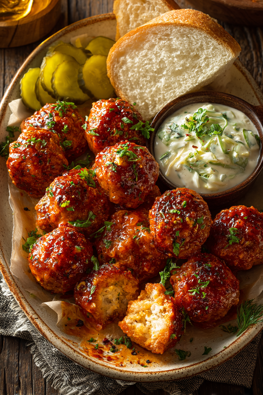 Nashville Hot Chicken Meatballs