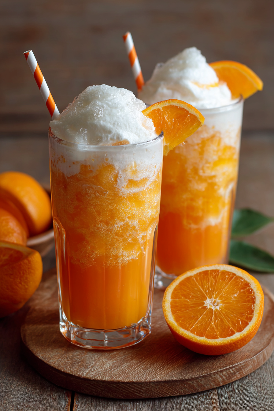 Orange Cream Italian Soda