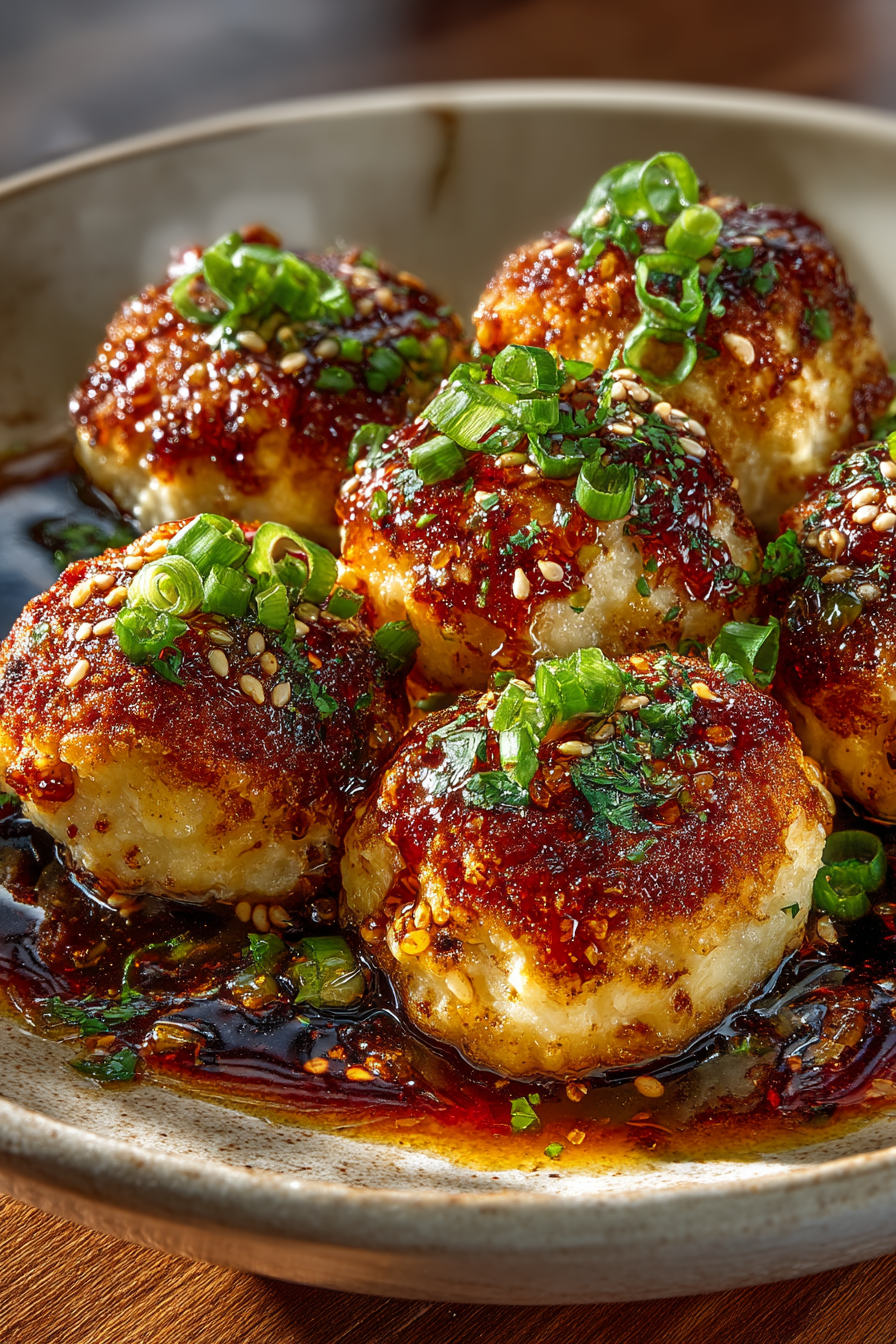 Pineapple Teriyaki Crab Balls Recipe (Easy Baked Seafood Appetizer)