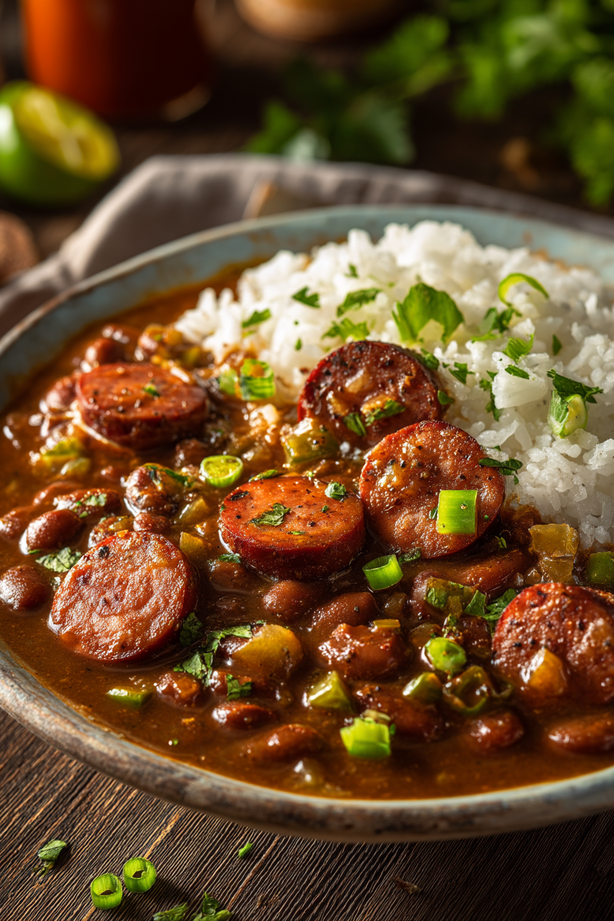 Smoked Sausage Red Beans and Rice