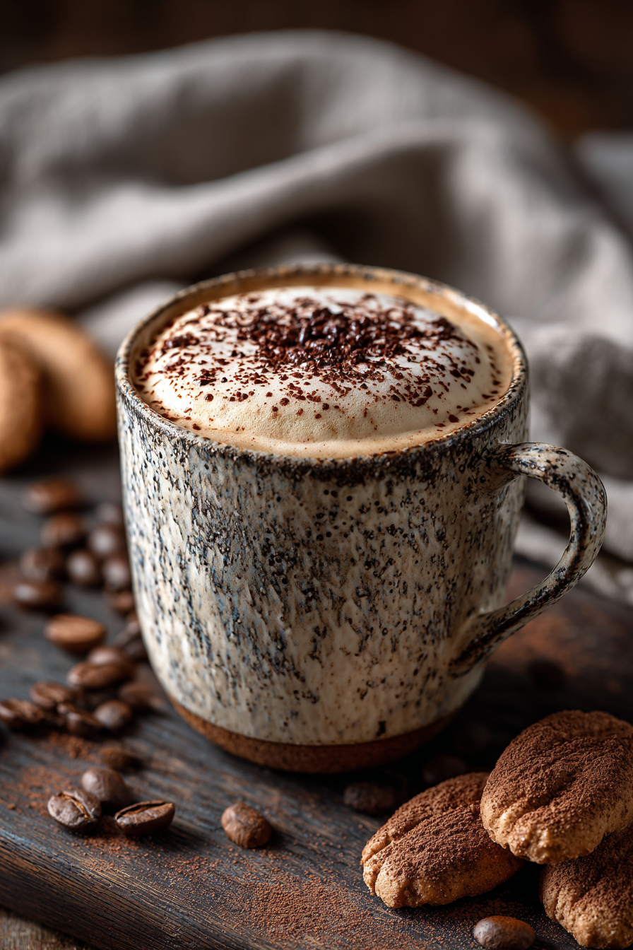 Tiramisu Latte ☕🍮