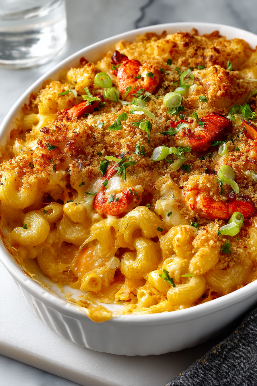 🦞 Cajun Crawfish Mac and Cheese