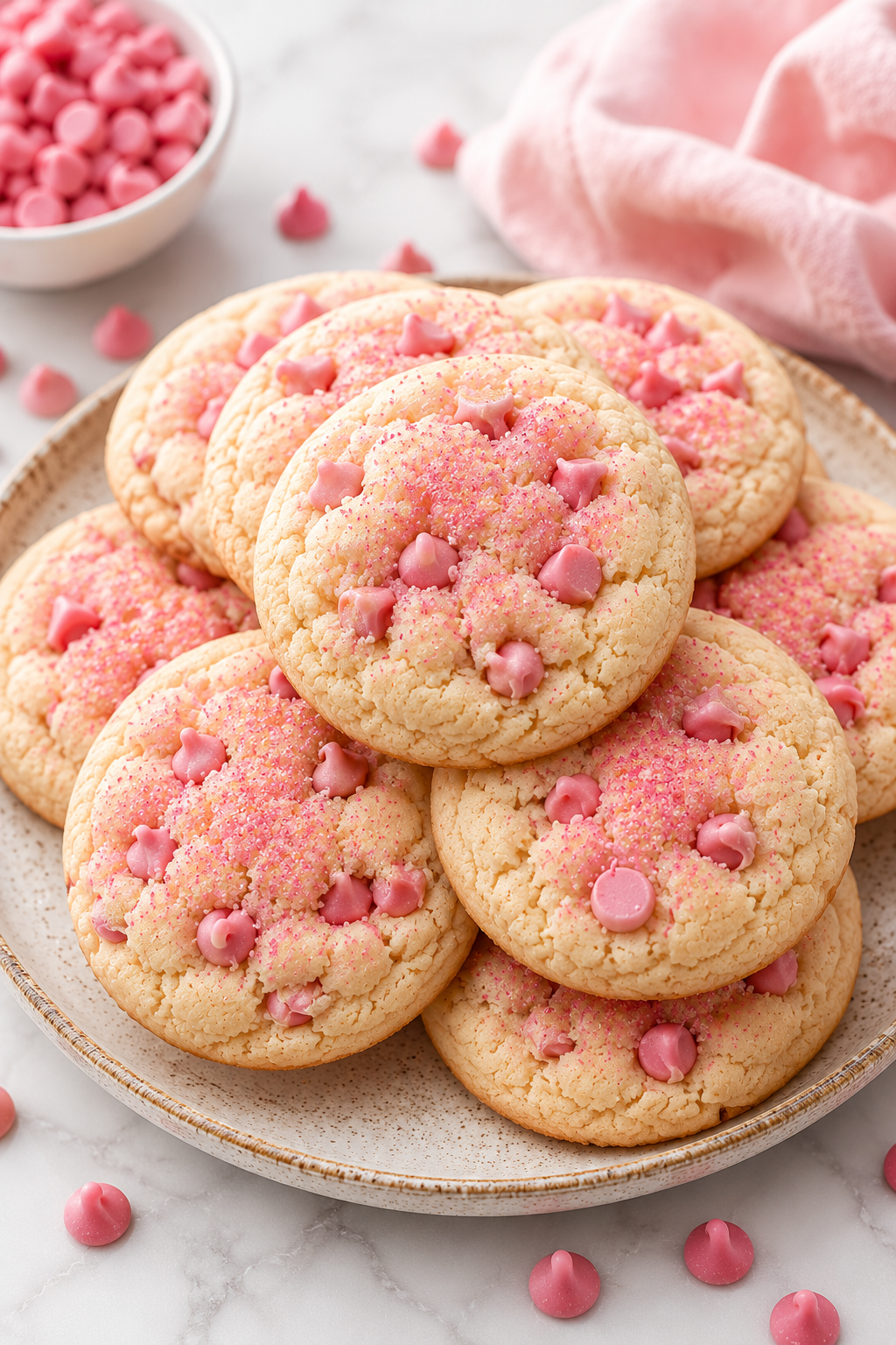 🍒 Cherry Chip Sugar Cookies
