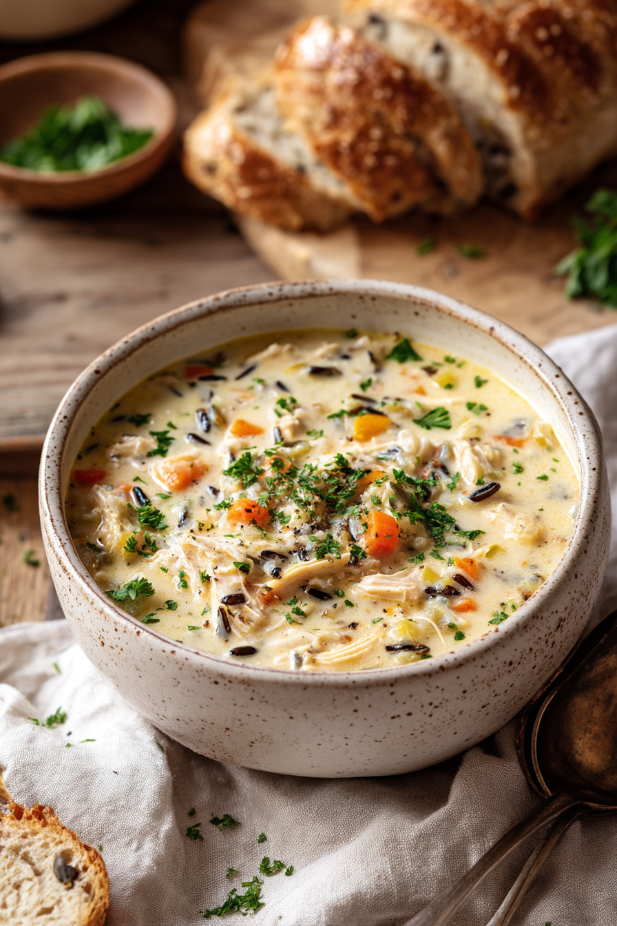 Creamy Chicken Wild Rice Soup