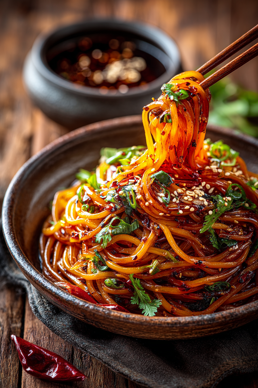 Chili Oil Potato Noodles