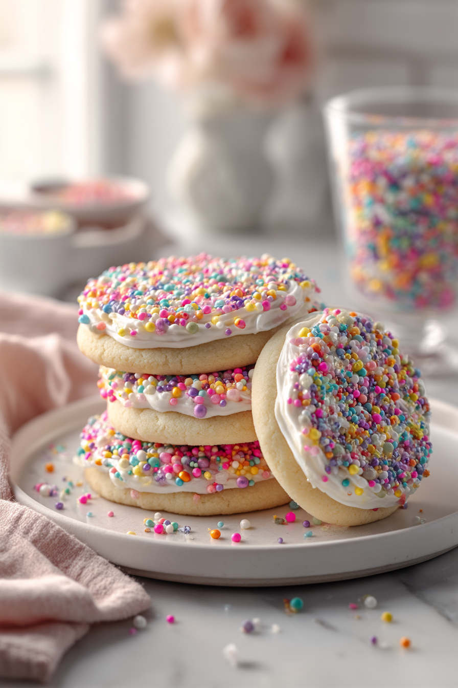 Dot Cake Cookies