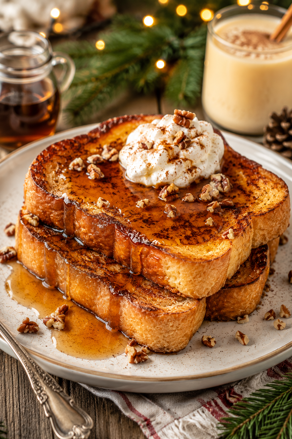 🎄 Eggnog French Toast