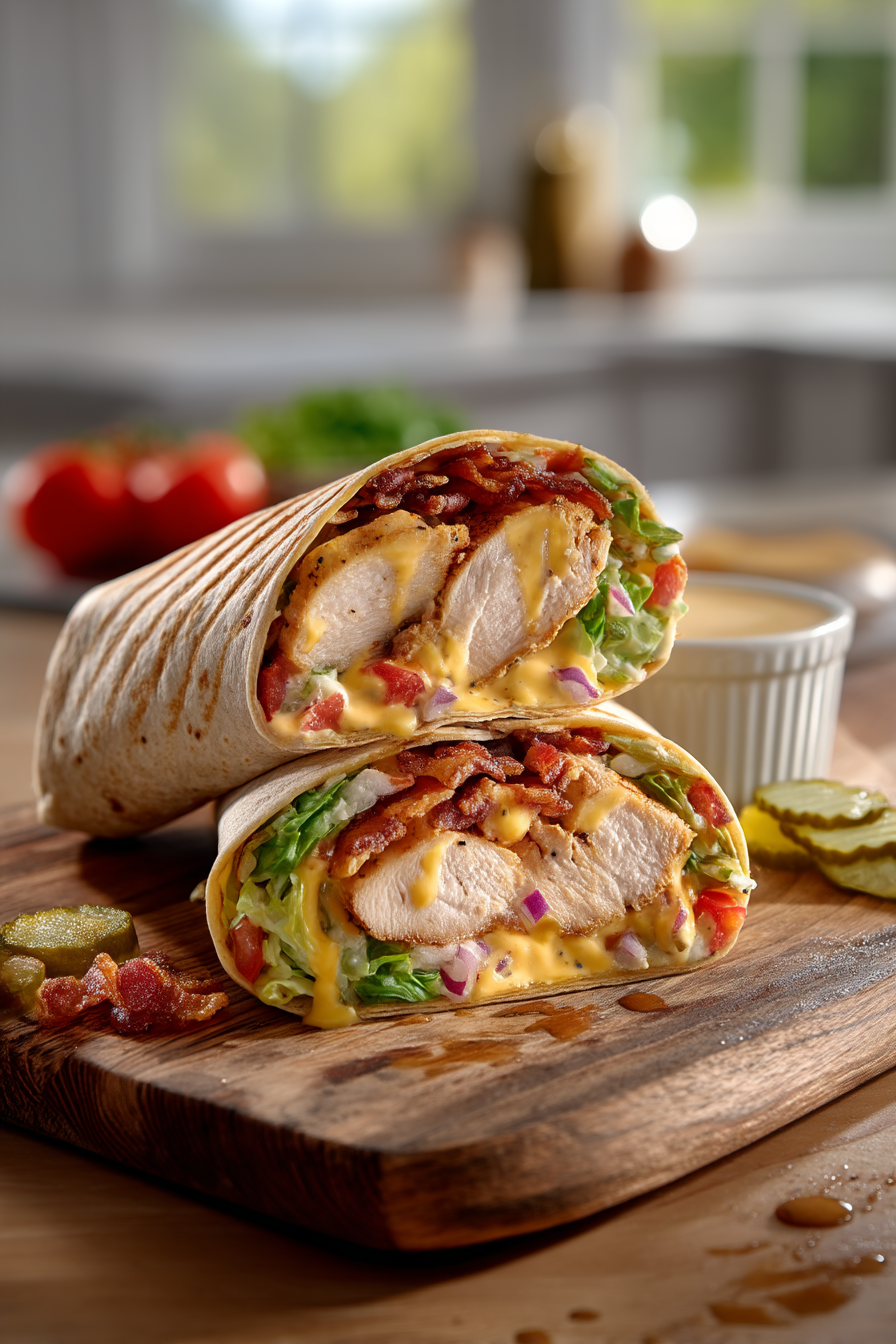 π― Honey Mustard Chicken Bacon Wrap