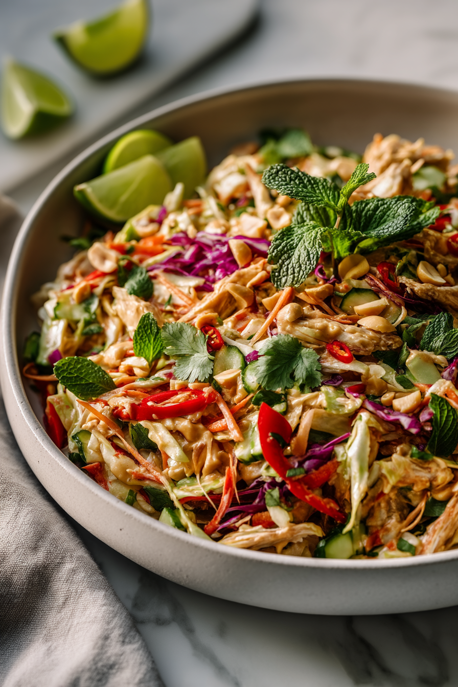 Thai Peanut Chicken Salad